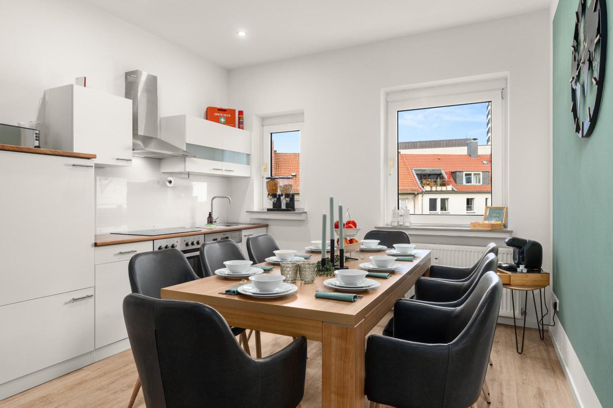 Homely-Apartment Manhattanart, Zentral, Parkplatz, Billard,Ps4, Dart, Balkon بيليفيلد المظهر الخارجي الصورة